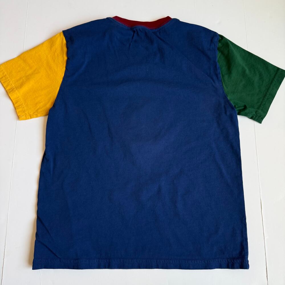 Polo Ralph Lauren Jersey Polo Bear Blue Short Sleeve Shirt Medium 10/12 - Picture 10 of 10